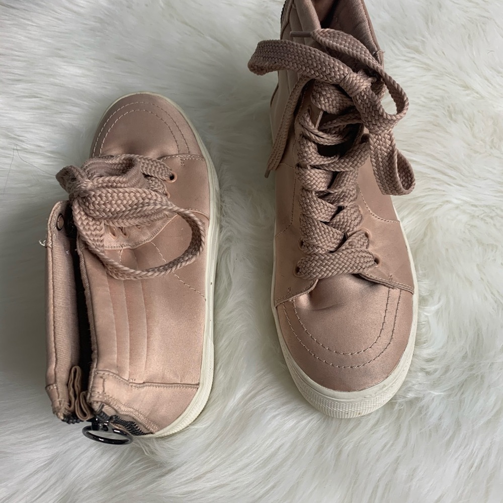 Rose Gold Steve Madden sneakers